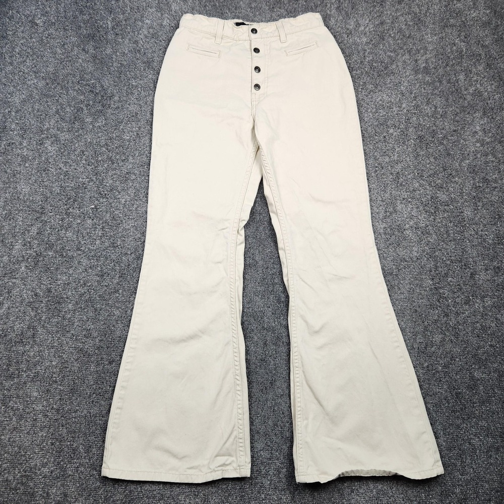Vintage Levis Silvertab Jeans Girls‎ 16 Womens 25 High Rise Flare Button Fly 90s